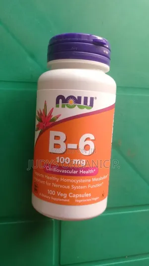 Now Vitamin B-6 Capsules
