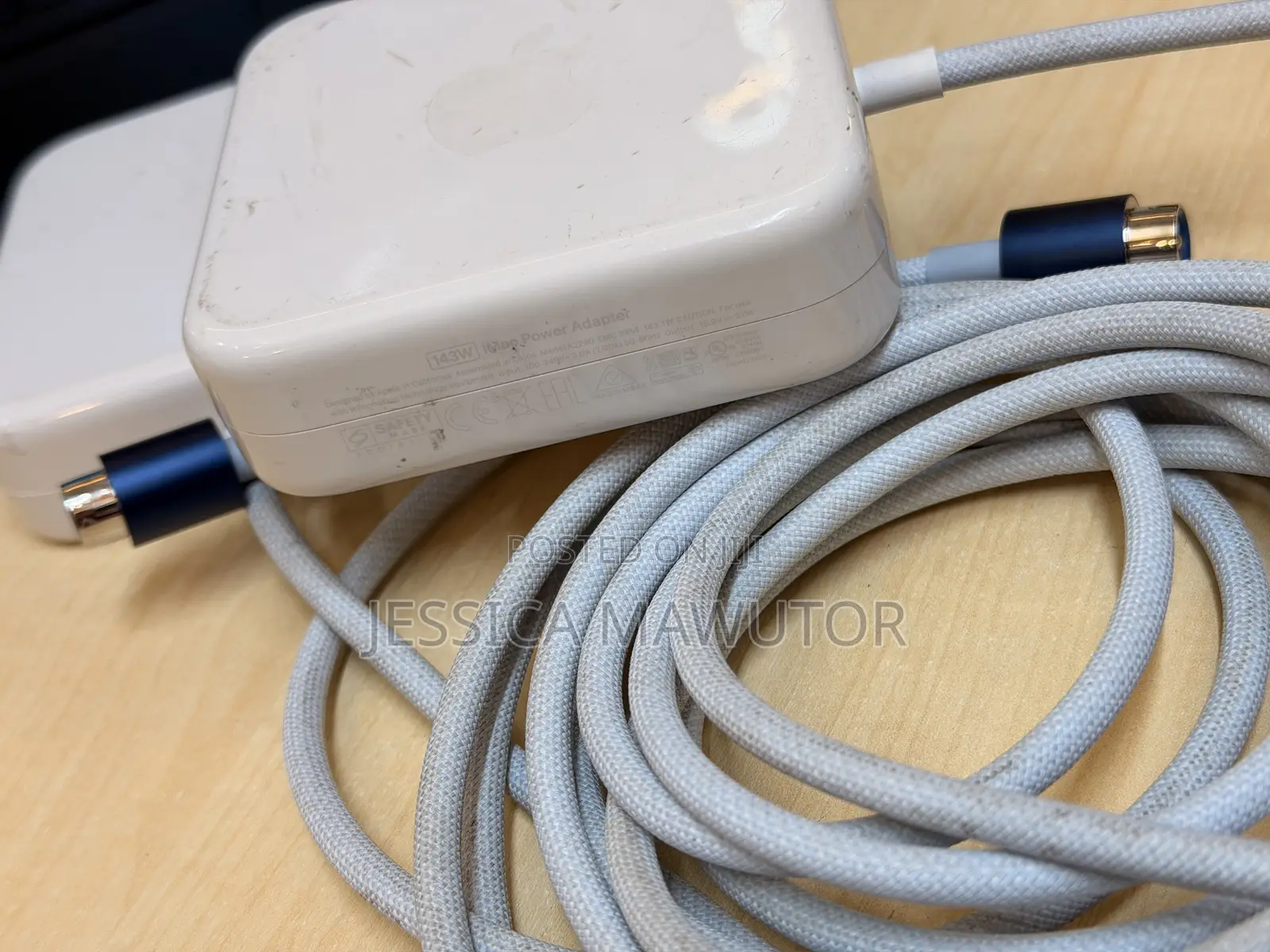 Genuine Apple A2388 143W Power Adapter for iMac 24 Inch M1 M3 M4