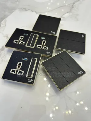 Cabin Vanta Black Body Socket and Switches
