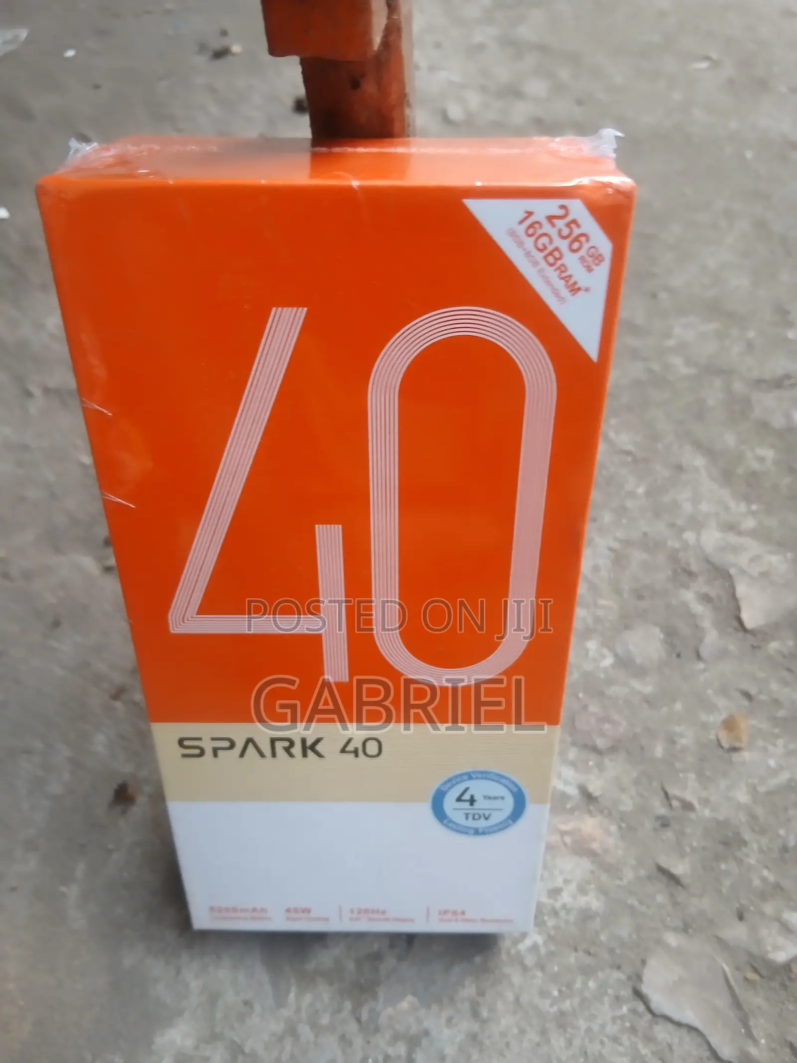New Tecno Spark 40 256 GB Black