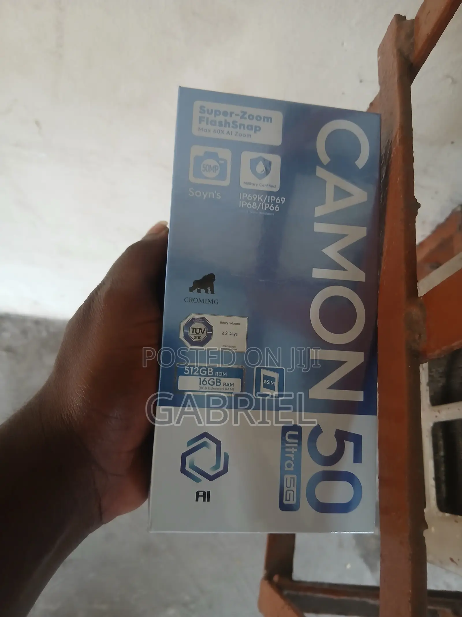 New Tecno Camon 50 Ultra 512 GB Blue