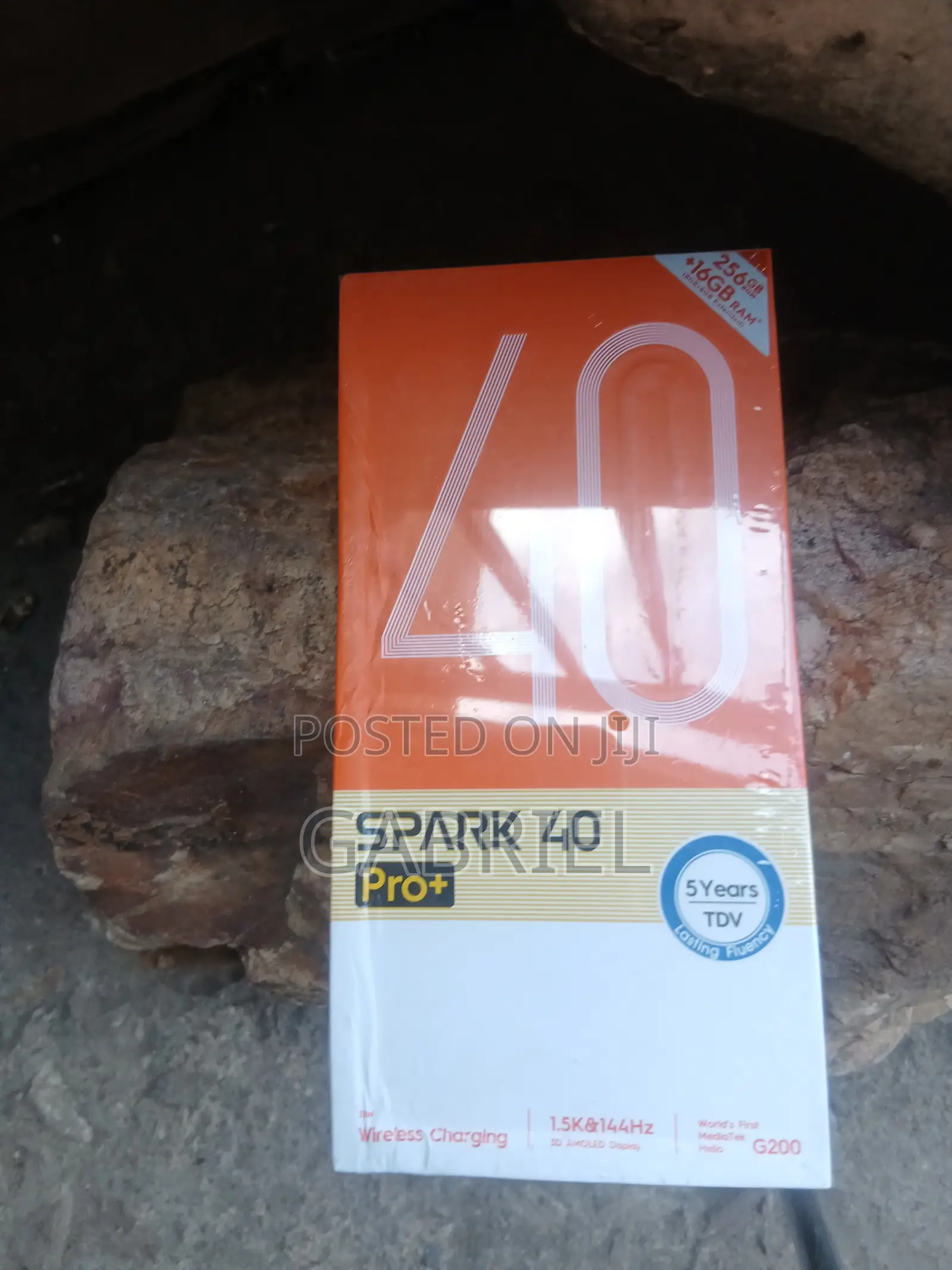 New Tecno Spark 40 Pro+ 256 GB Black