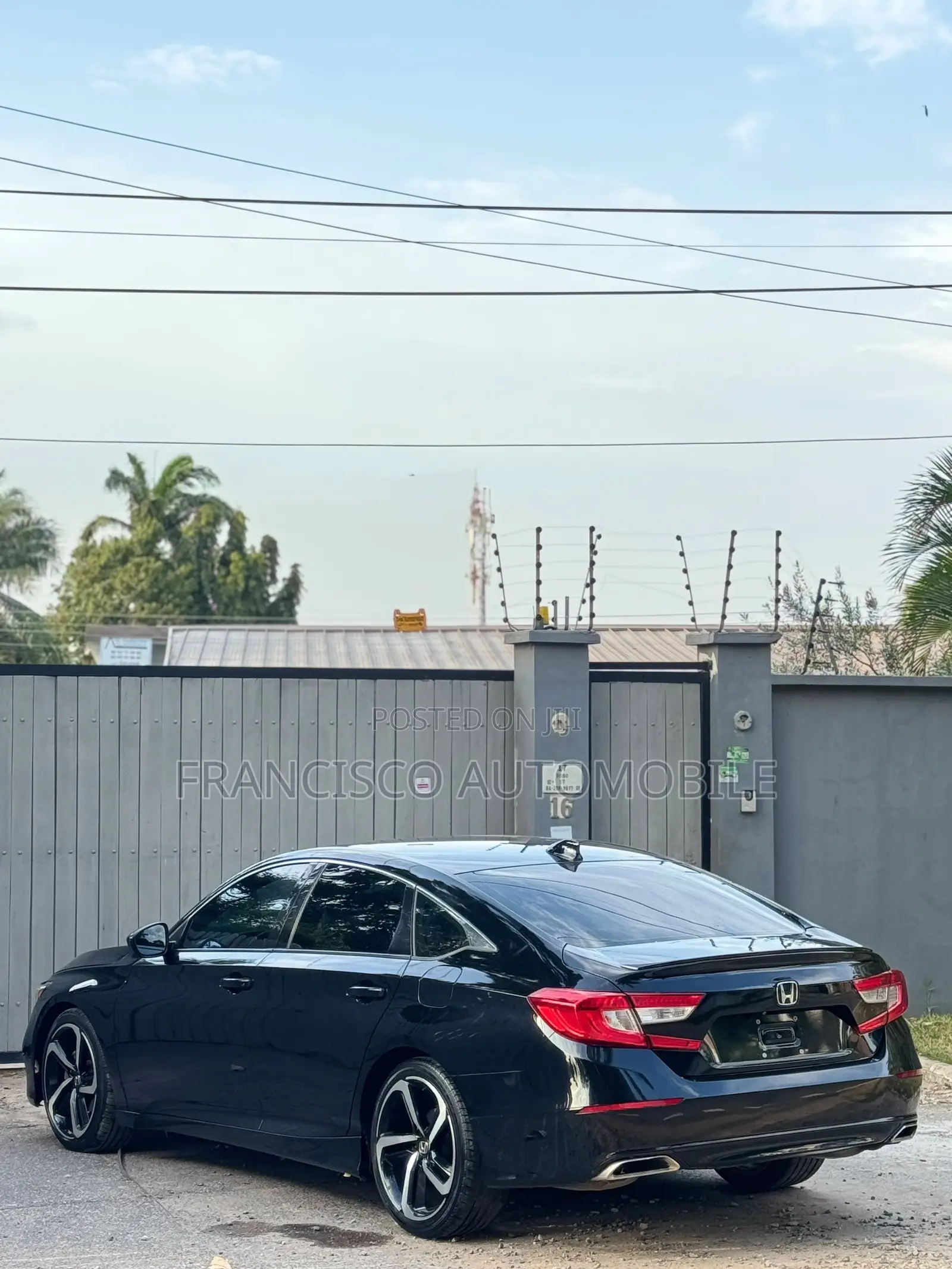 Honda Accord Sport (2.0L 4cyl Turbo 10A) 2019 Black