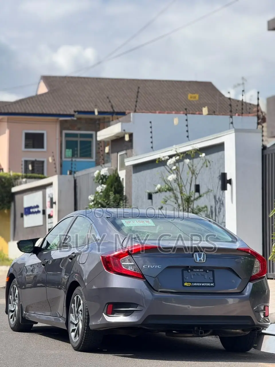 Honda Civic EX 4dr Sedan (2.0L 4cyl) 2017 Gray