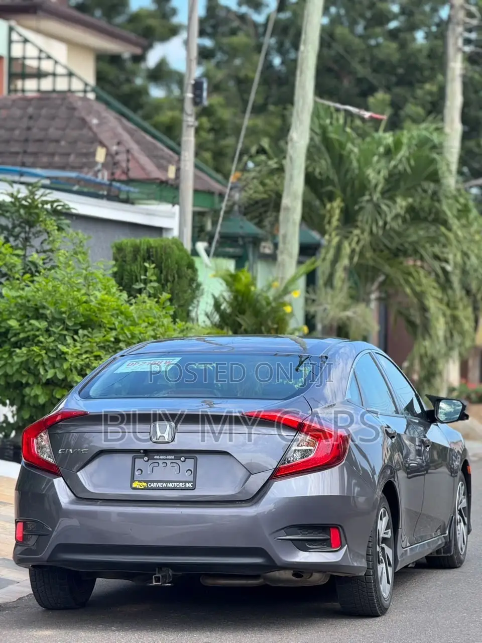 Honda Civic EX 4dr Sedan (2.0L 4cyl) 2017 Gray