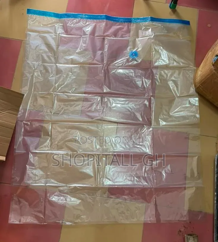 Space-Saving Vacuum Storage Bags With Electric USB Pump (3 Pack)