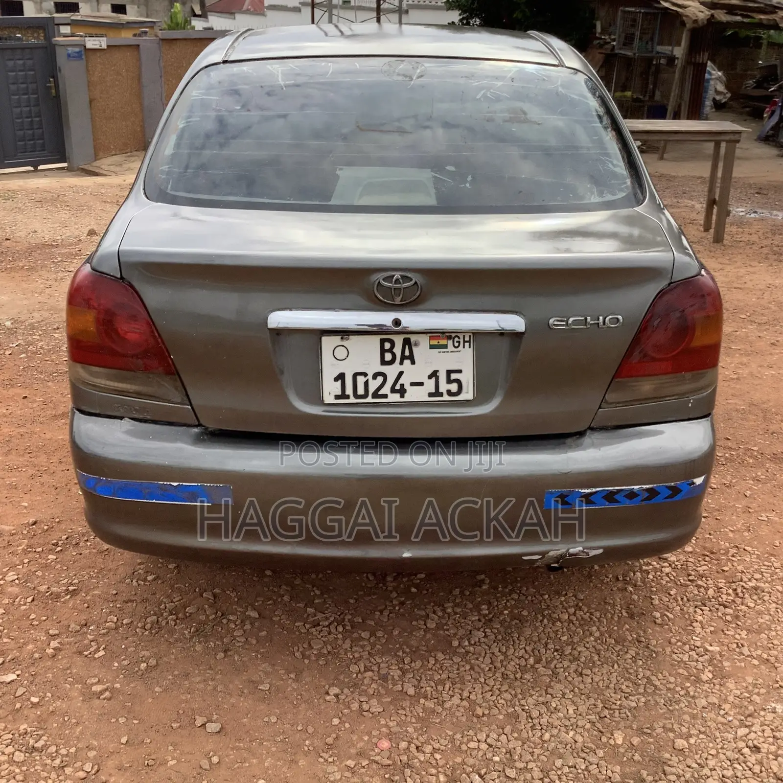 Toyota Echo 2004 Gray