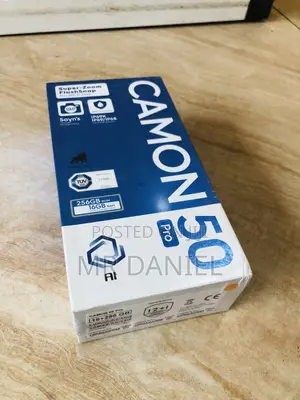 New Tecno Camon 50 Pro 256 GB Black