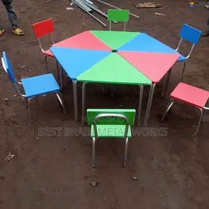 Hexagon Tables and Chair