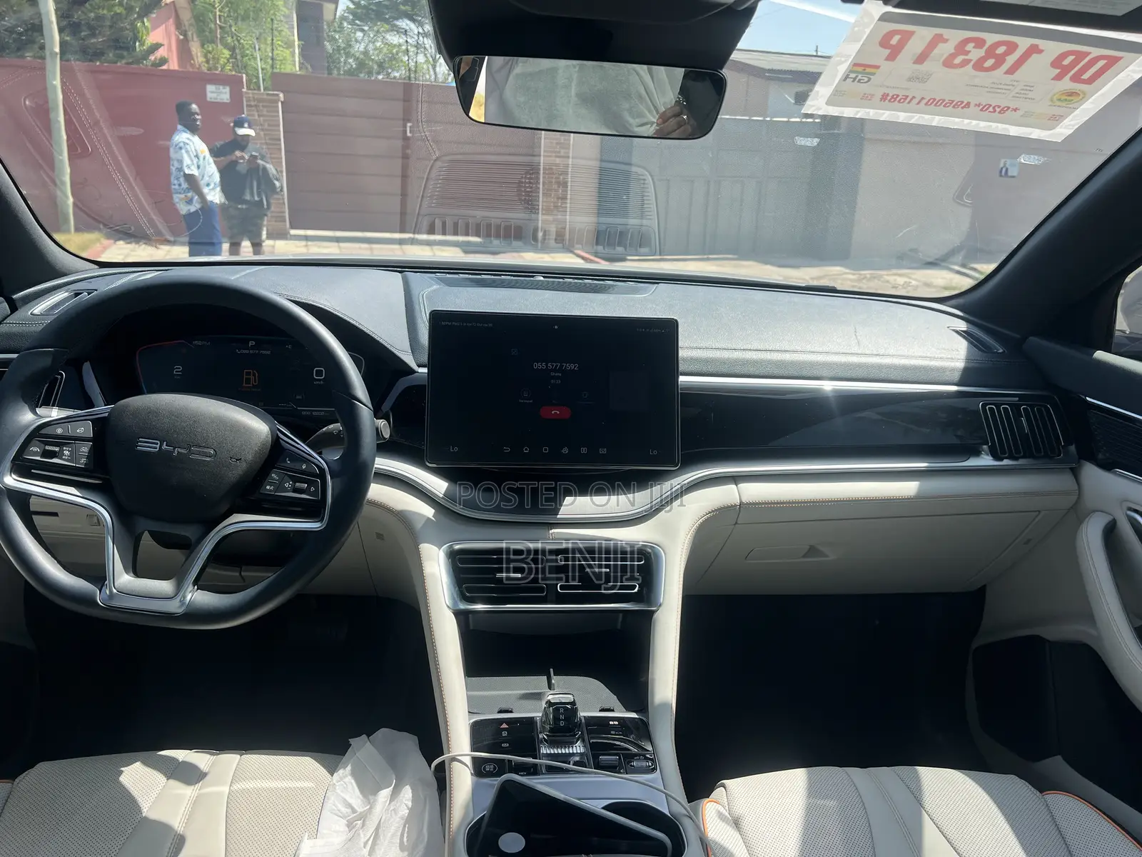 New BYD Song Pro DM-i 2023 Off white