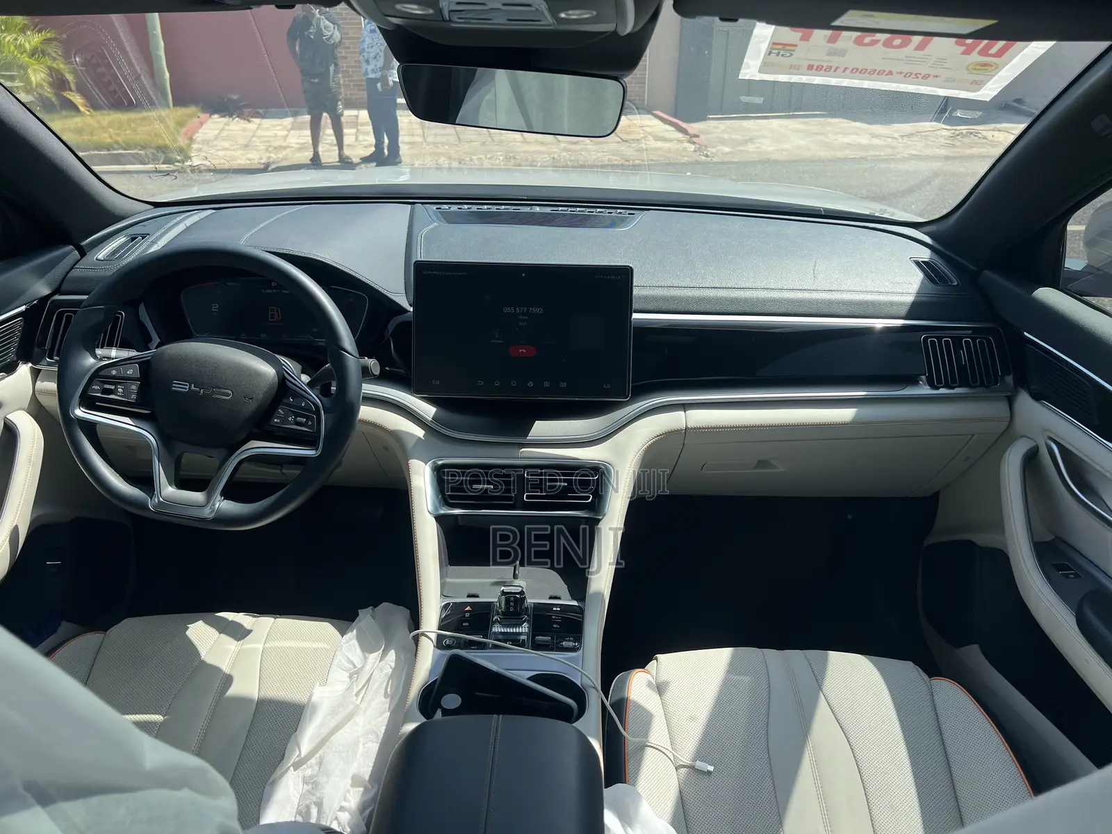 New BYD Song Pro DM-i 2023 Off white