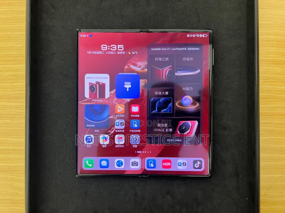 New Huawei Mate XT Ultimate Design 512 GB Black