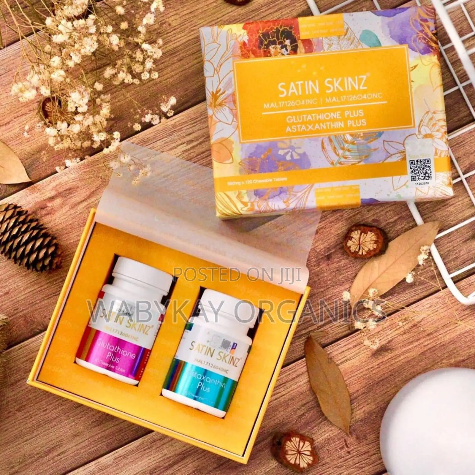 Satin Skinz Glutathione, Astaxanthin Plus Capsules