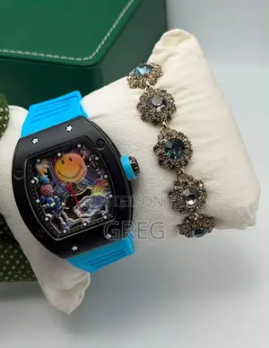 Richard Mille(Blue) With Bracelet
