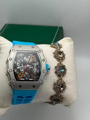 Richard Mille(Blue) With Bracelet