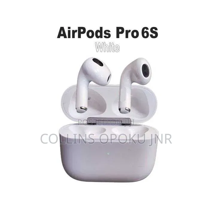 Air Pro 6s HIFI Stereo Wireless Bluetooth Headsets - White