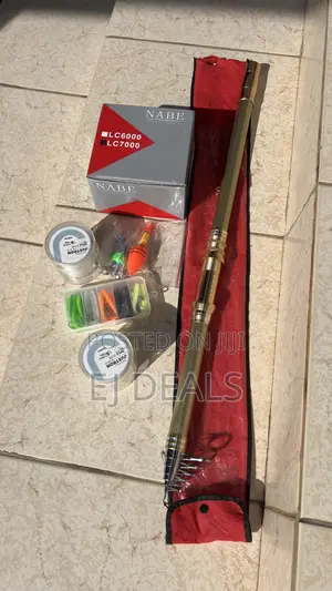 Heavy Duty Fishing Rod for Sea Fishing With Metal Reel and Accessories