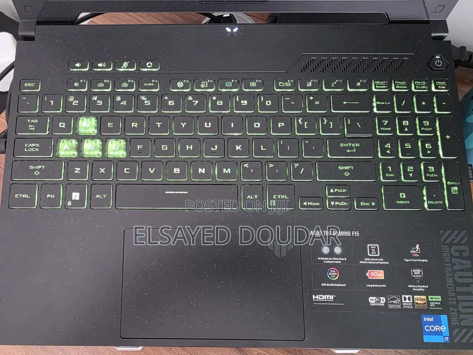 Laptop Asus TUF Gaming F15 16GB Intel Core i7 SSD 1T