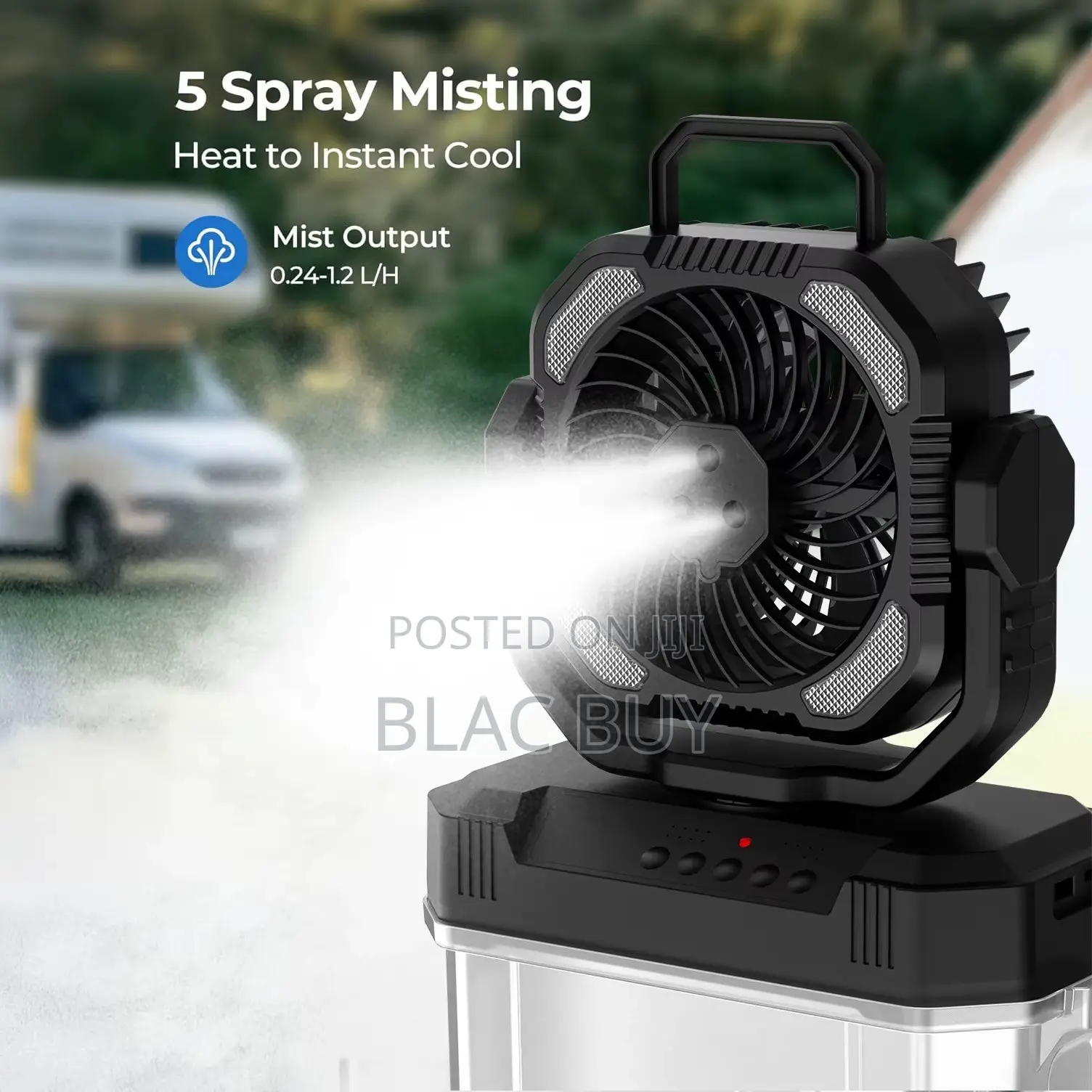 20000mAh Rechargeable Mist Fan