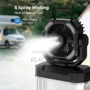 20000mAh Rechargeable Mist Fan