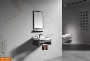 Mini Bathroom Caibinet With Mirror and Basin