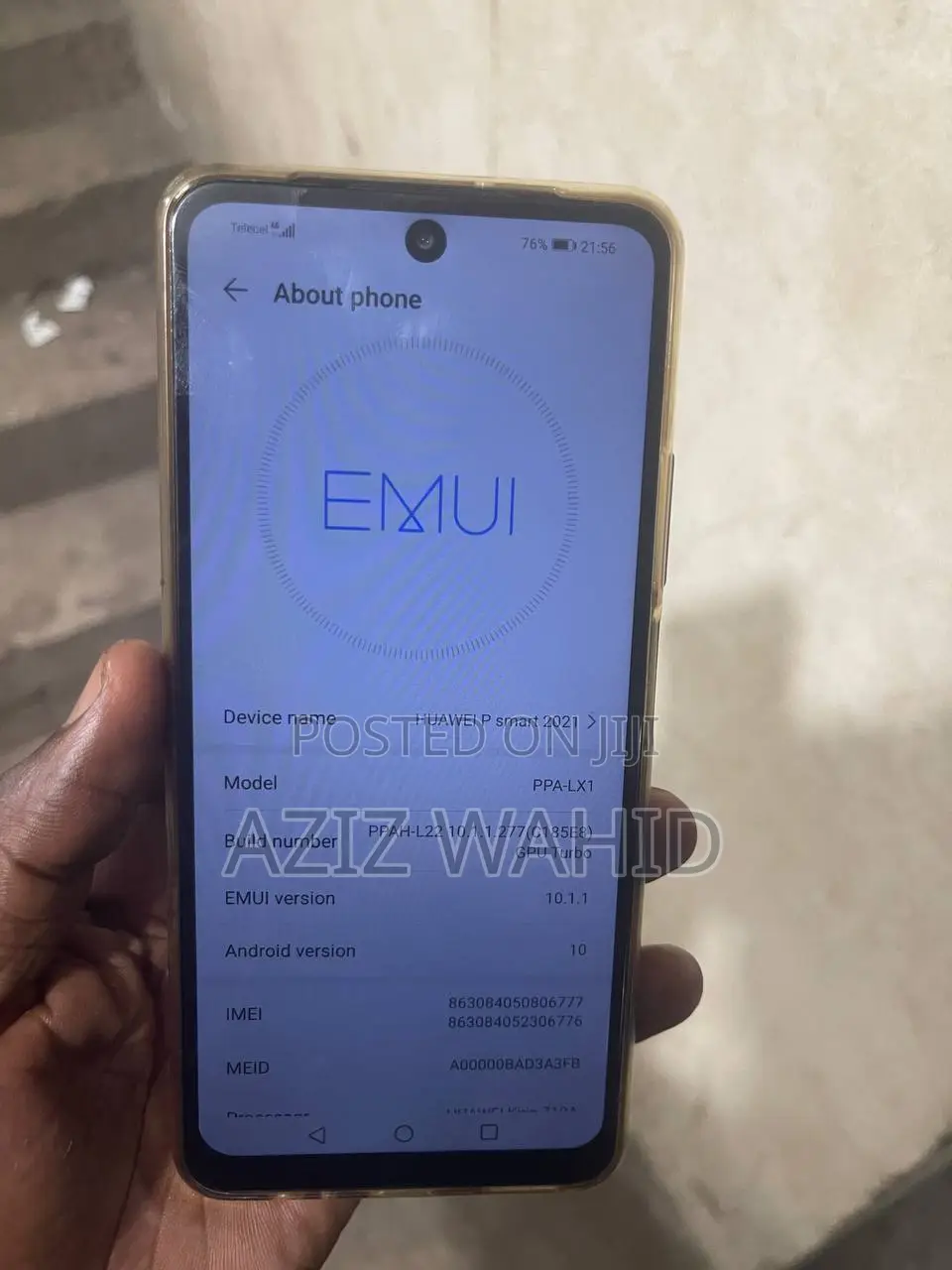 New Huawei P Smart 2021 128 GB Gold