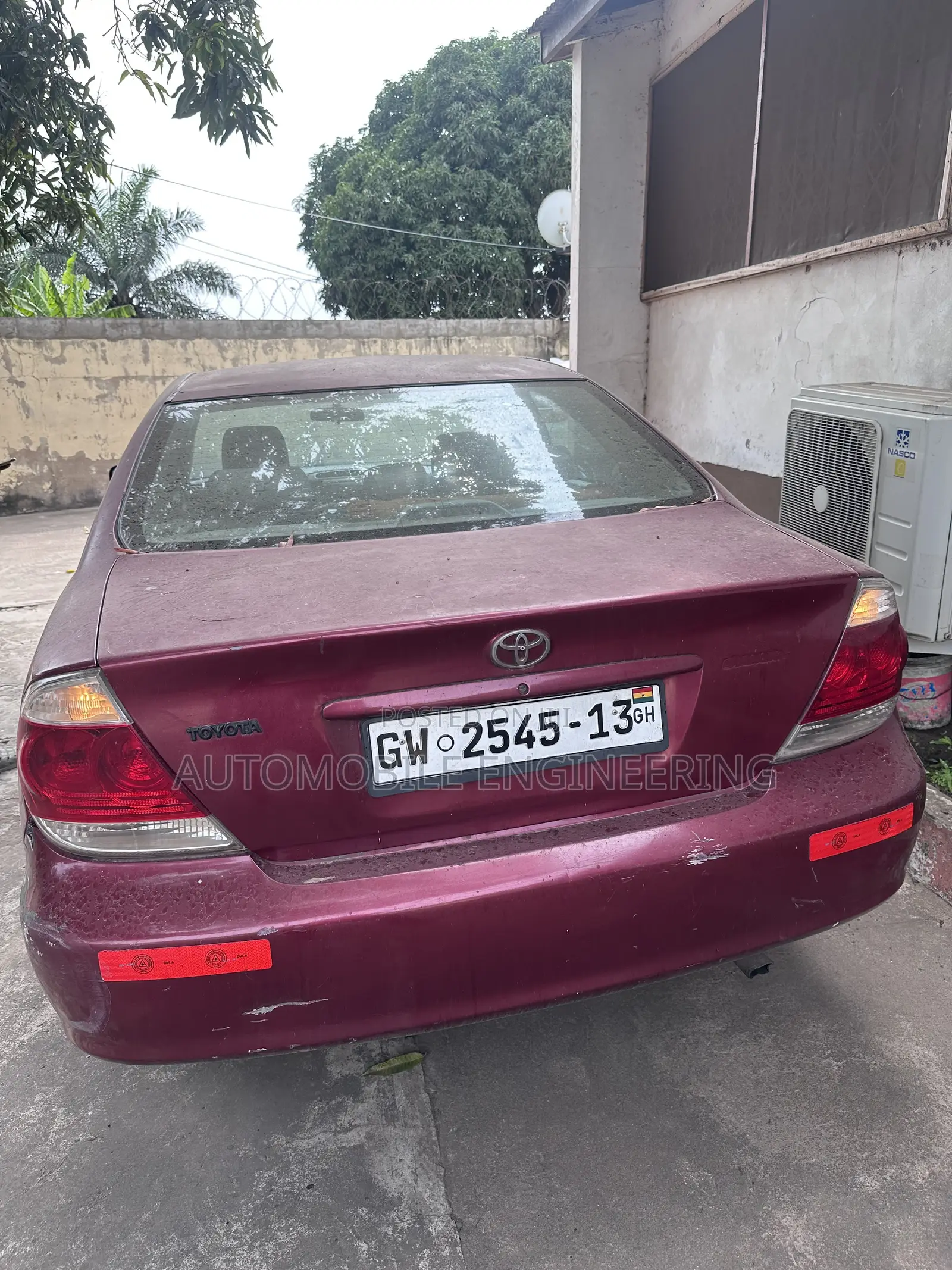 Toyota Camry 2.4 XLE 2005 Burgundy