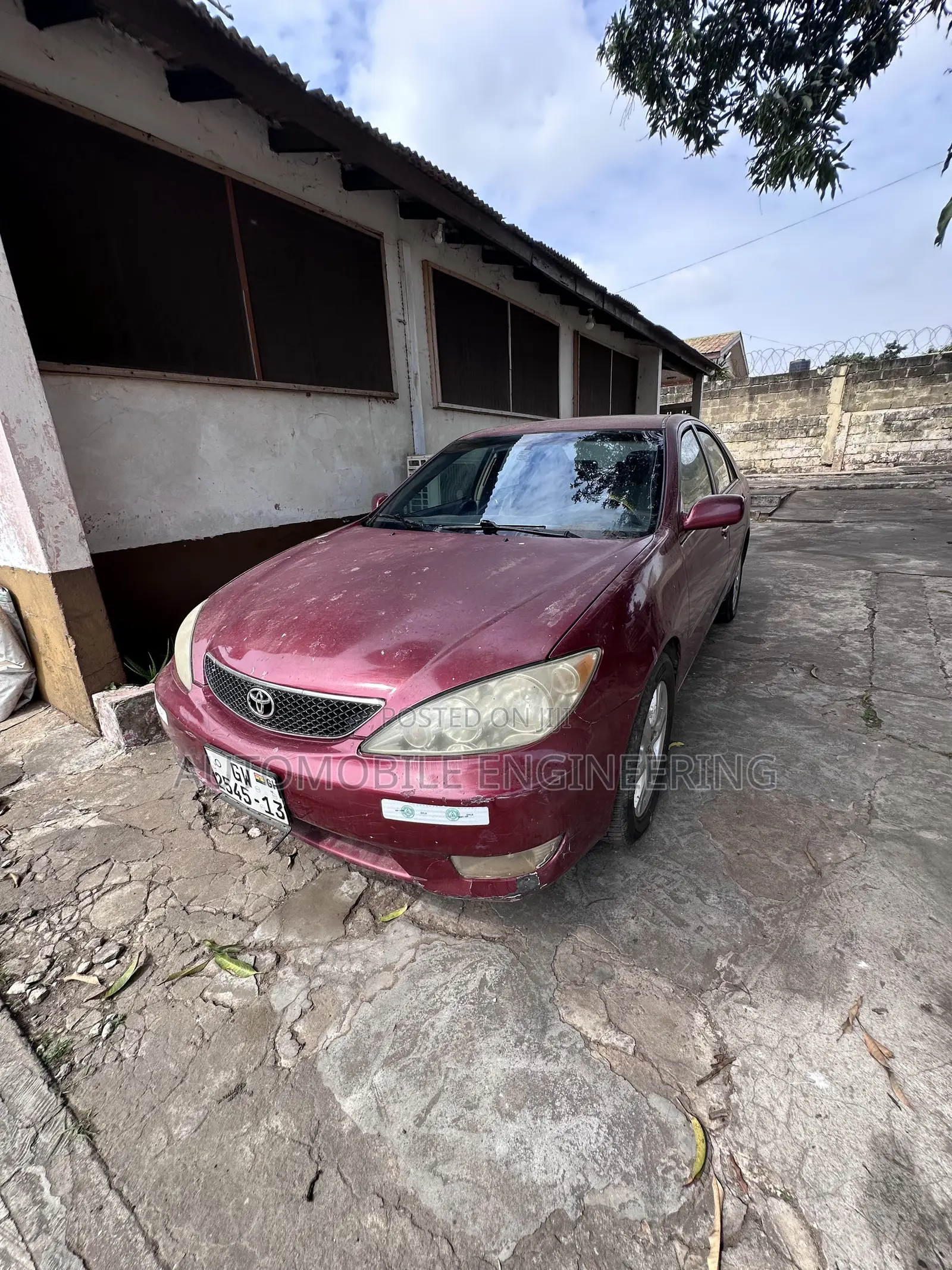Toyota Camry 2.4 XLE 2005 Burgundy