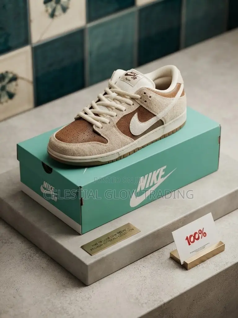 Nike SB Dunk Low Brown & Cream Sneakers for Men & Women | Brand New