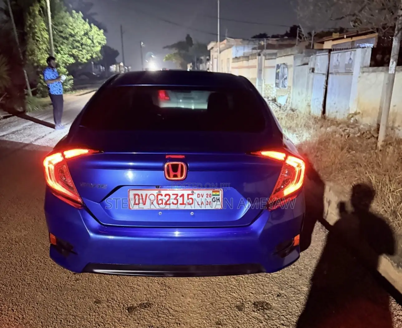 Honda Civic EX 4dr Sedan (2.0L 4cyl) 2017 Blue