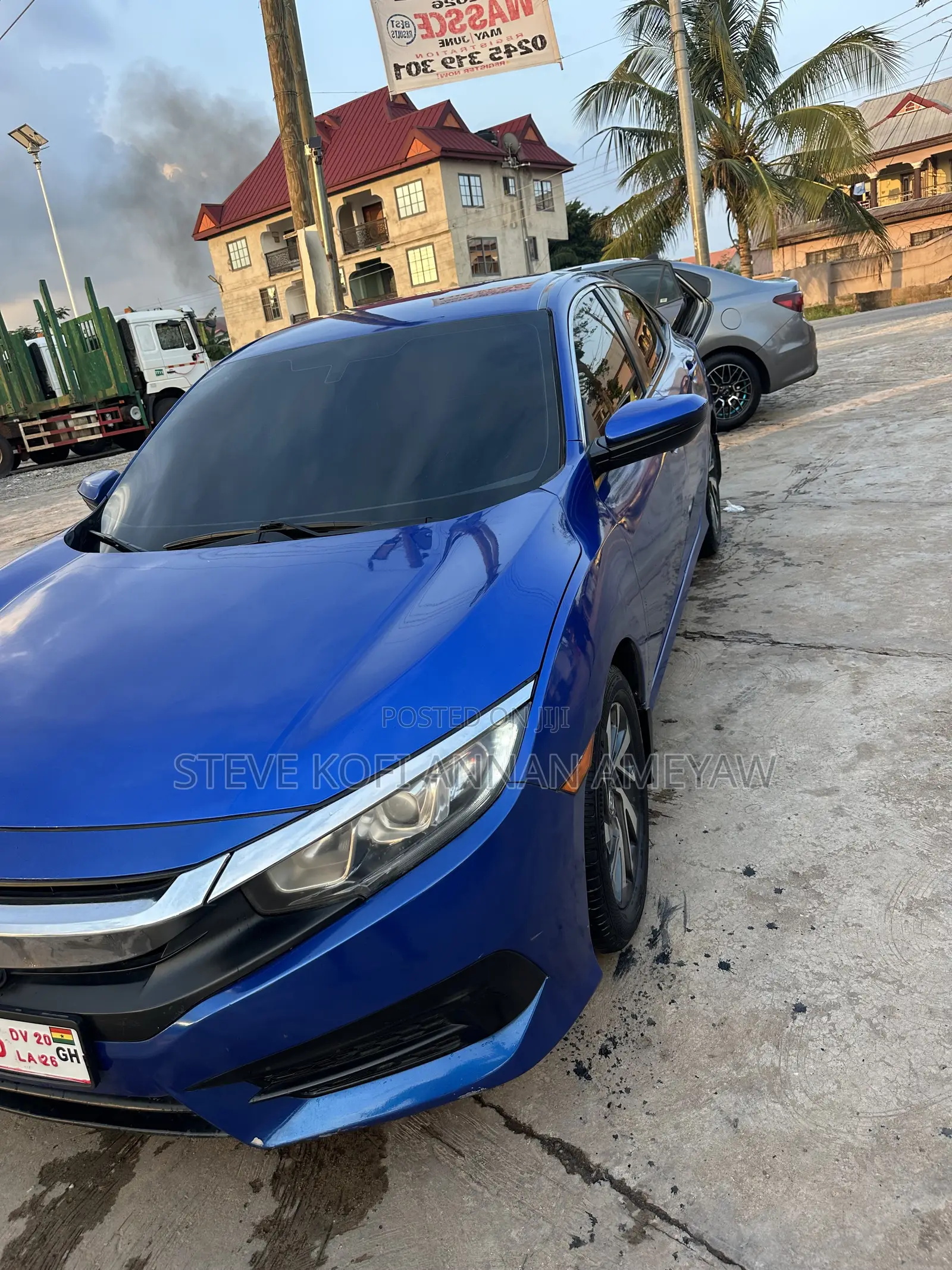 Honda Civic EX 4dr Sedan (2.0L 4cyl) 2017 Blue