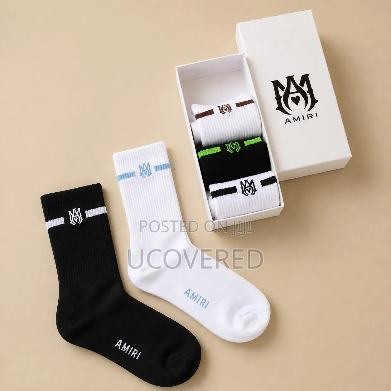 Sets of Branded Fashion Socks in Gift Boxes