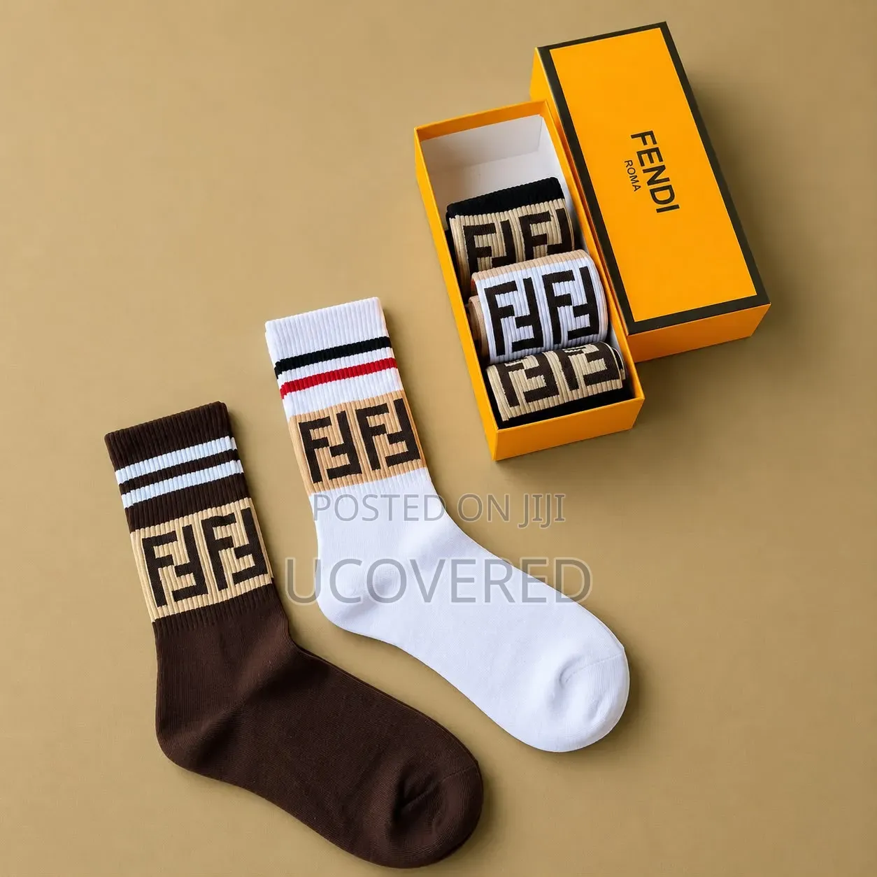 Sets of Branded Fashion Socks in Gift Boxes
