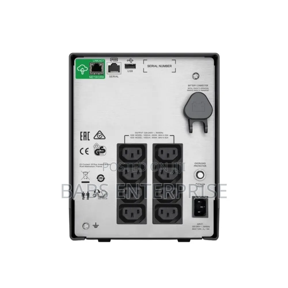 APC Smart Ups 1500va Line Interactive 230v Ups-1000w