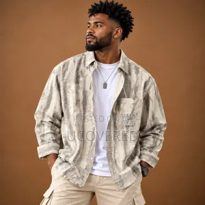 Men’s Casual Long-Sleeve Denim Shirts