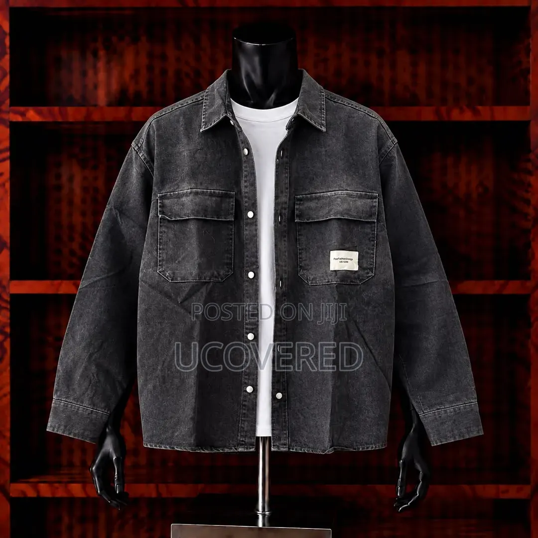 Men’s Casual Long-Sleeve Denim Shirts