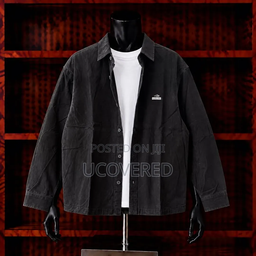 Men’s Casual Long-Sleeve Denim Shirts