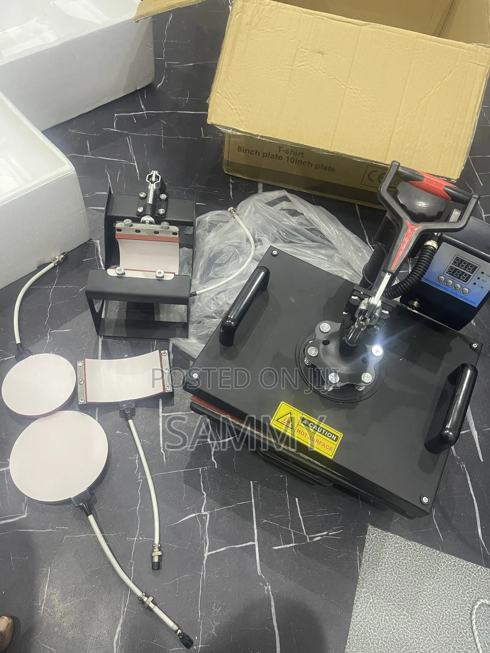 5 in 1 Heat Press Machine, Pull-Push
