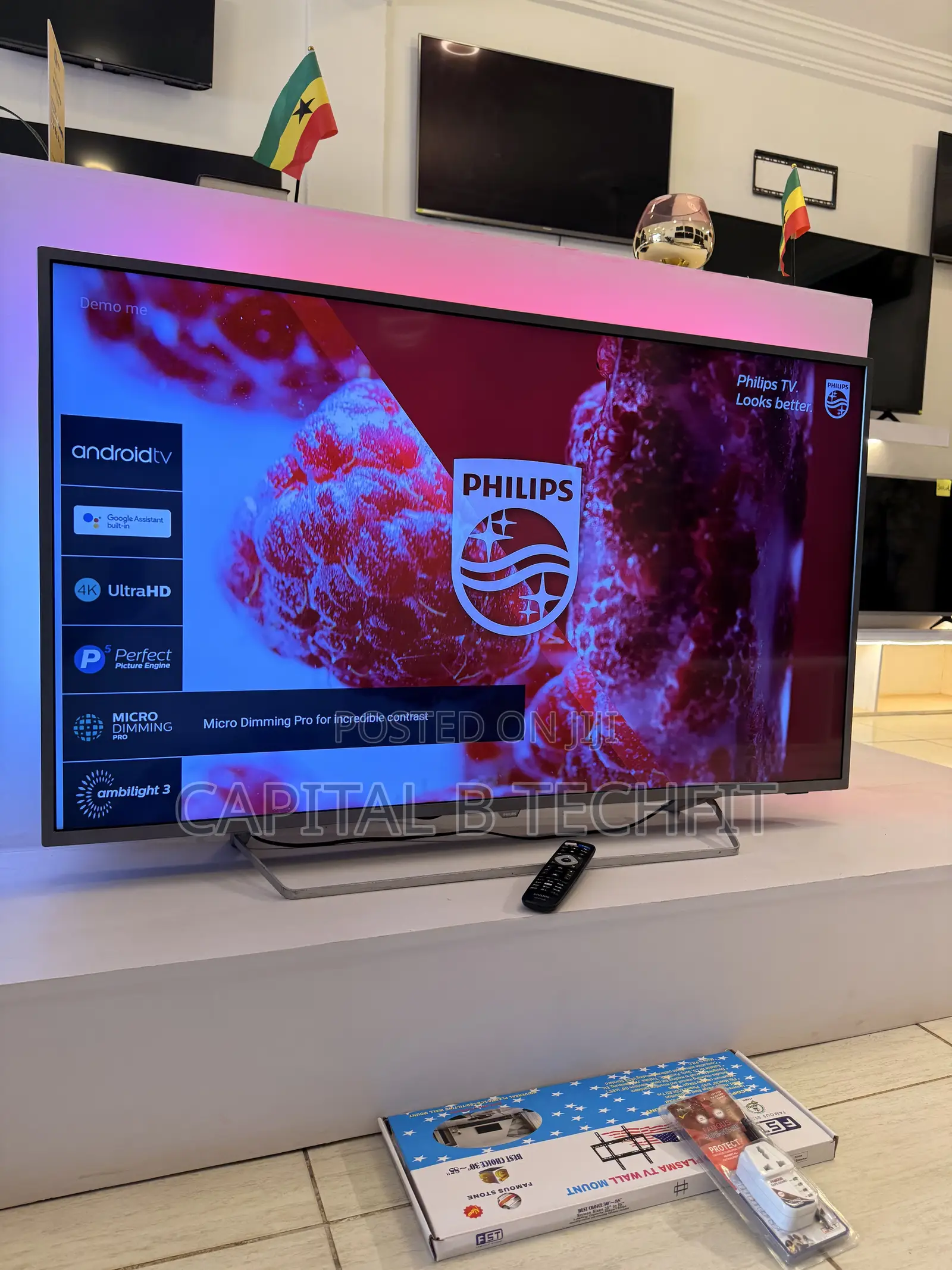 55inches Full Digital Satellite Android 4k Ultra Hd Led Smart PHILLPS