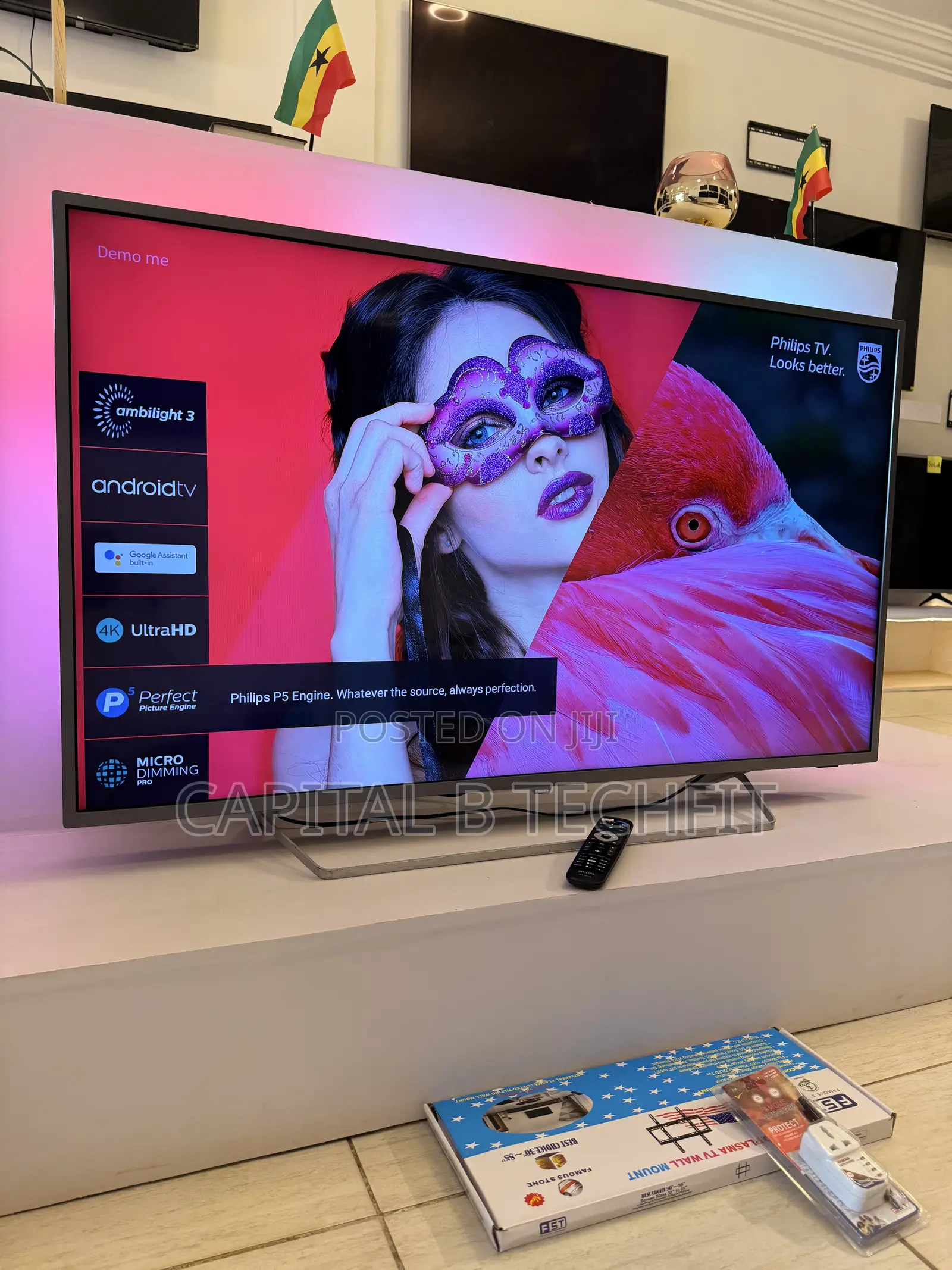 55inches Full Digital Satellite Android 4k Ultra Hd Led Smart PHILLPS