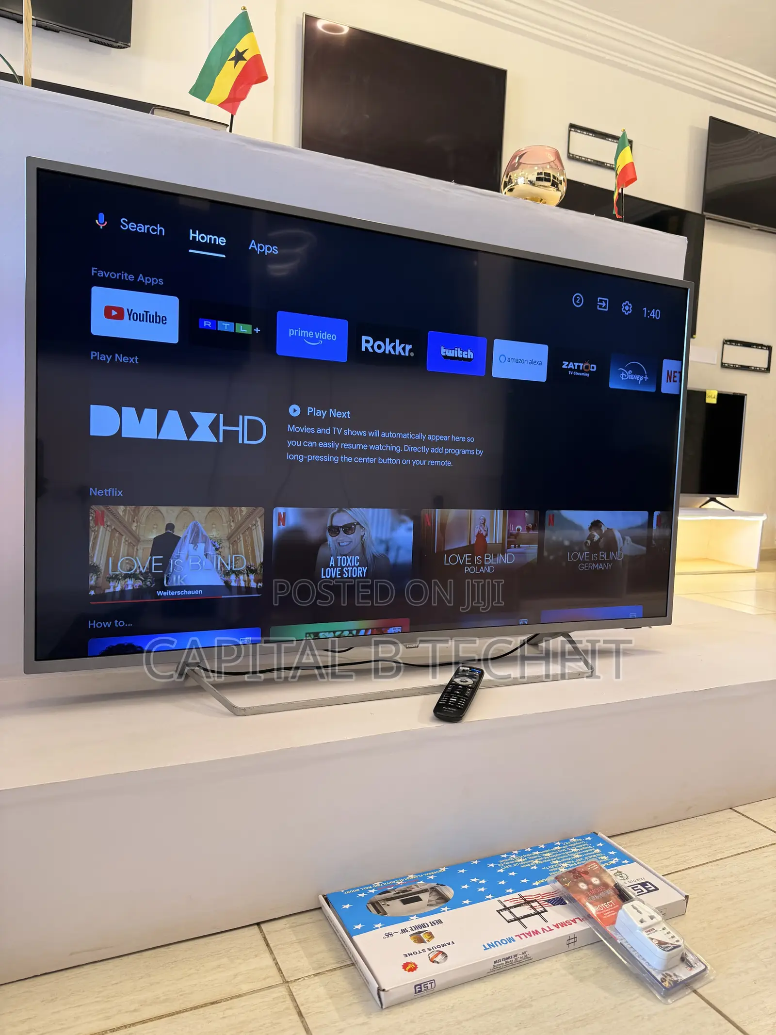 55inches Full Digital Satellite Android 4k Ultra Hd Led Smart PHILLPS