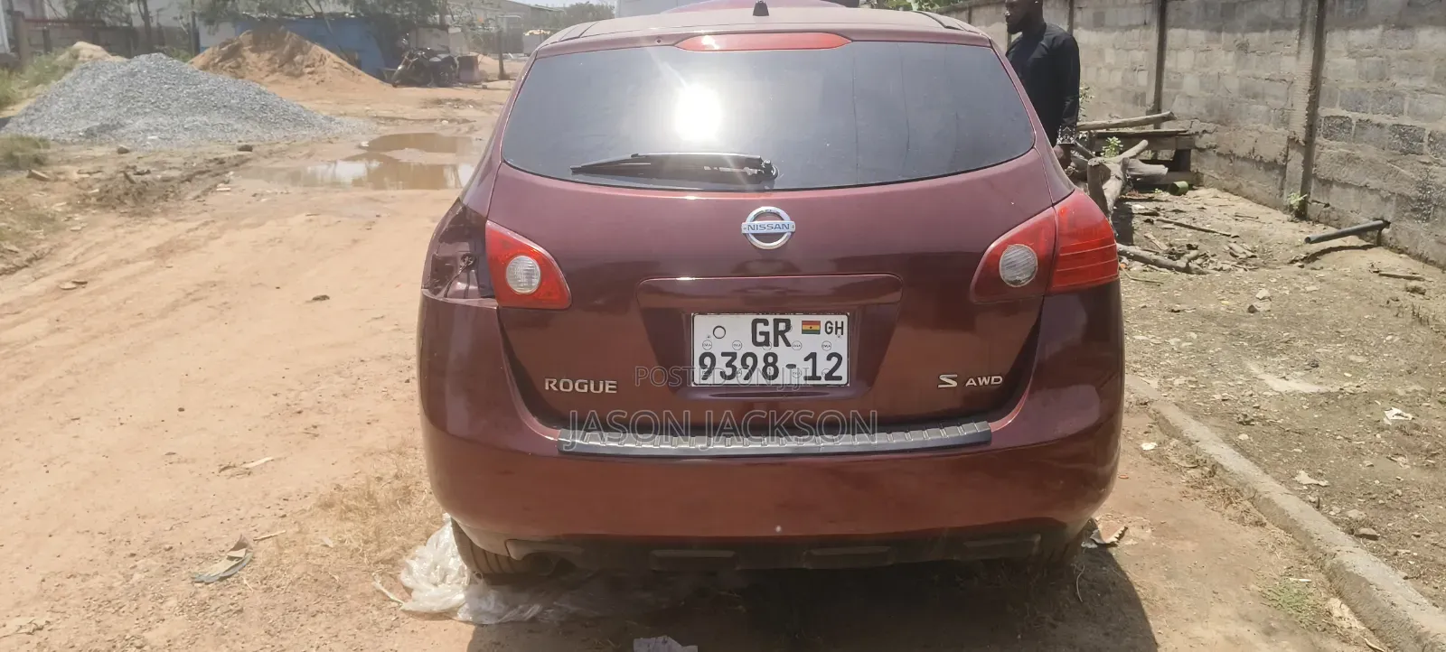 Nissan Rogue S 2009 Maroon