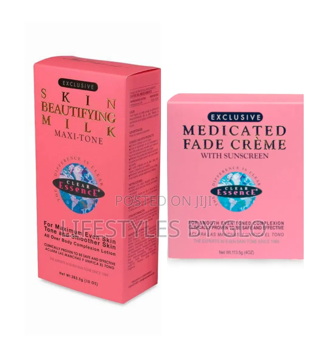 Clear Essence Mediciated Fade Creme Witn Sunscreen / Maxitone Lotion