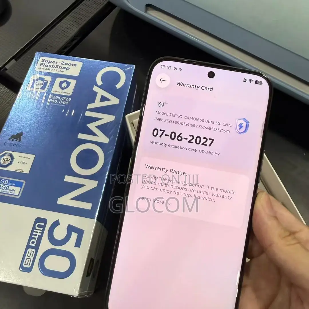 New Tecno Camon 50 Ultra 512 GB Blue