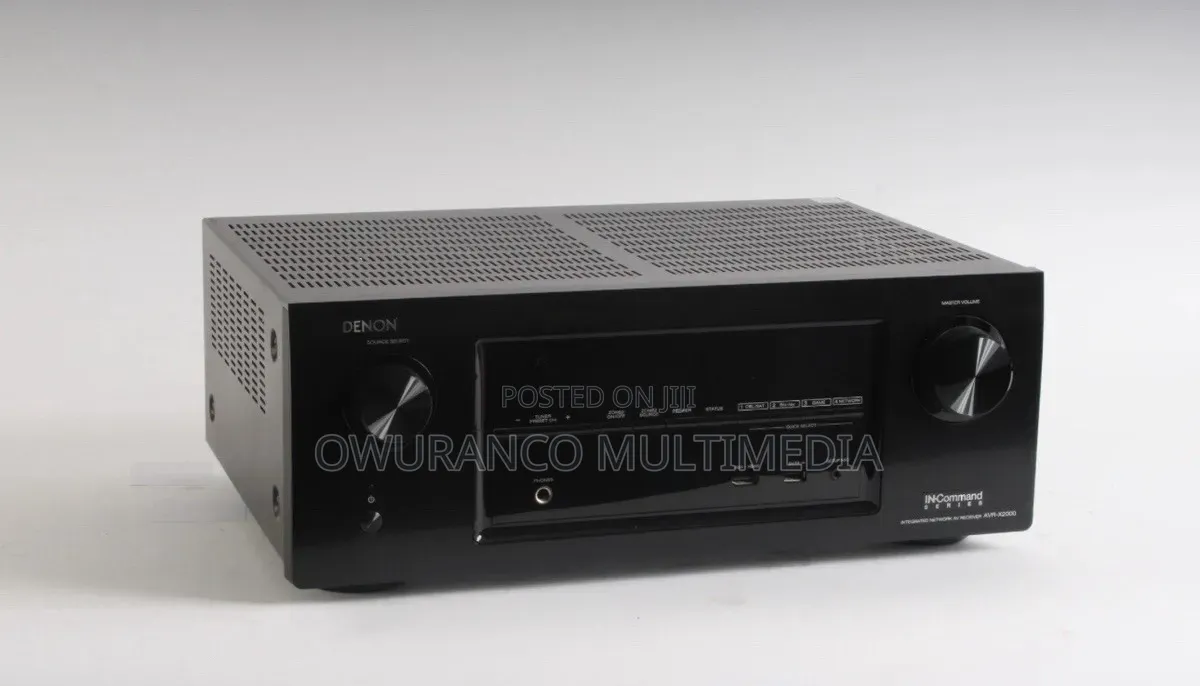 DENON AVR-X2000 7.1Ch Network AV Receiver 4K HDMI, WiFi AirPlay 500W -