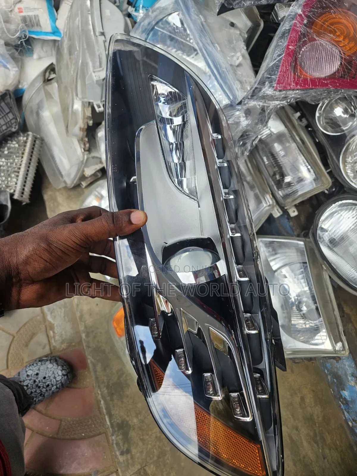 Audi Q7 Headlight Led 2015 Driver Side