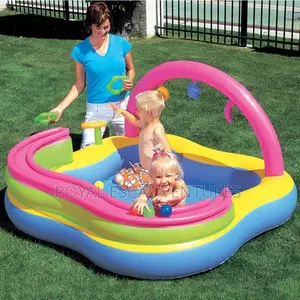 Kids Splash & Play Inflatable Play Center. Swimming Pool.