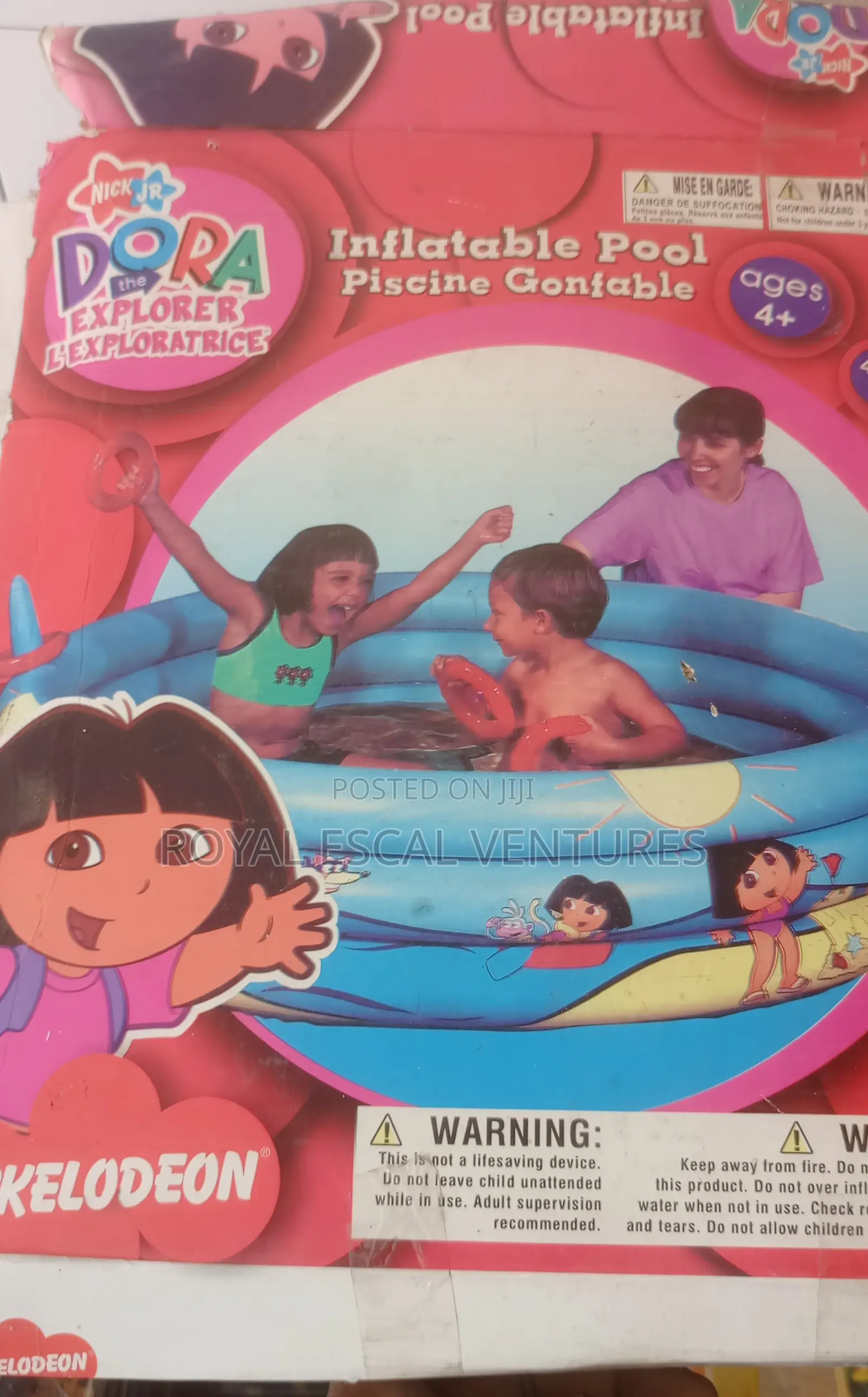Kids Splash & Play Inflatable Play Center. Swimming Pool.