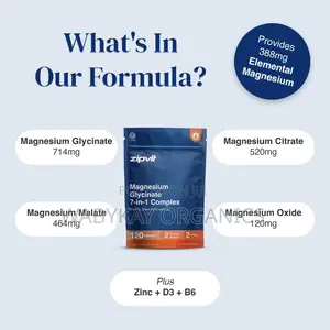 Magnesium Glycinate 7 in 1 Complex With Zinc N D3*B6