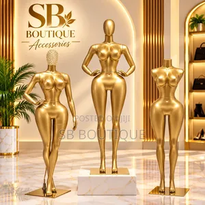 Luxury Gold Female Full-Body Mannequin